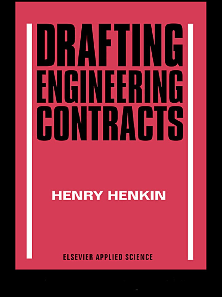 Drafting Engineering Contracts 1st Edition
